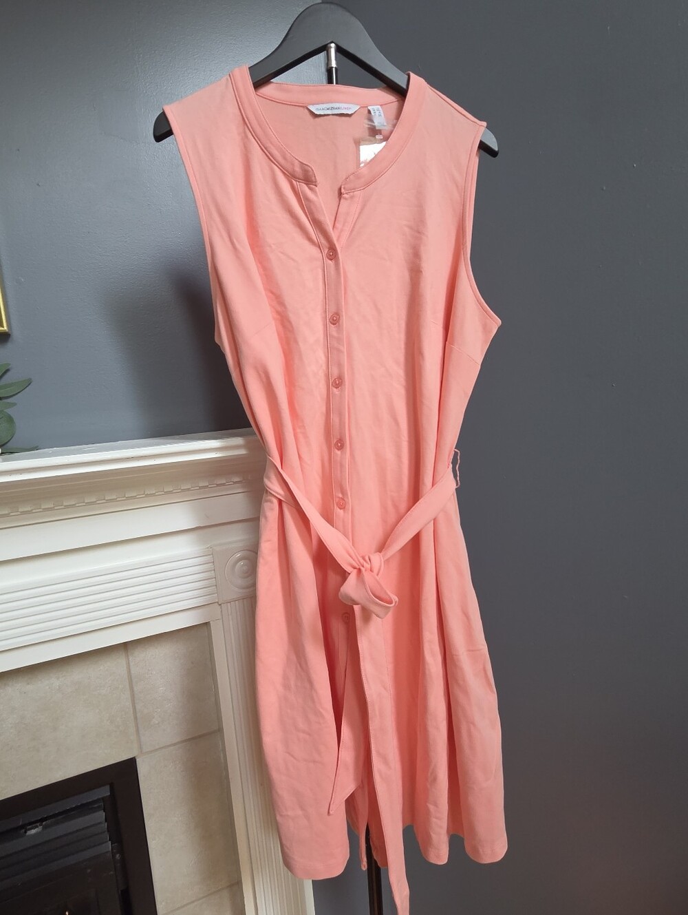Isaac Mizrahi Coral Sleeveless Dress – New With Tags ✨ Size 2xl